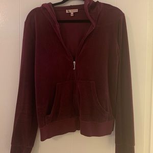 Juicy Couture Velour Zip Up Jacket